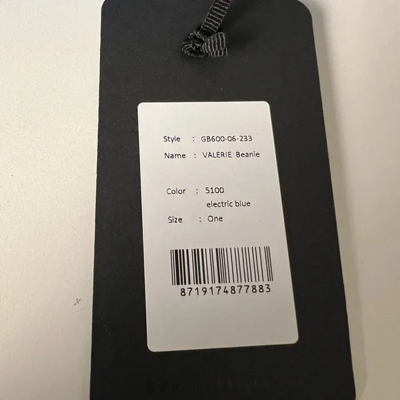 Goldbergh Vibrant Blue Knit Beanie - Picture 5 of 8